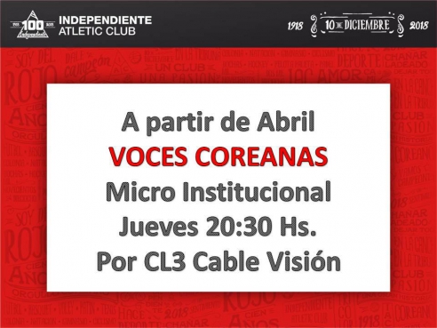 MICRO INSTITUCIONAL VOCES COREANAS - 04/04/2019